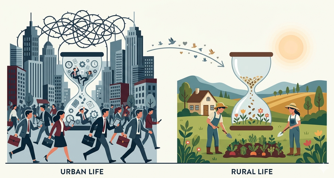 Pelarian Kaum Urban (Escapism): Mengapa Semakin Banyak Eksekutif Muda Pindah Menjadi Petani di Pelosok Desa?